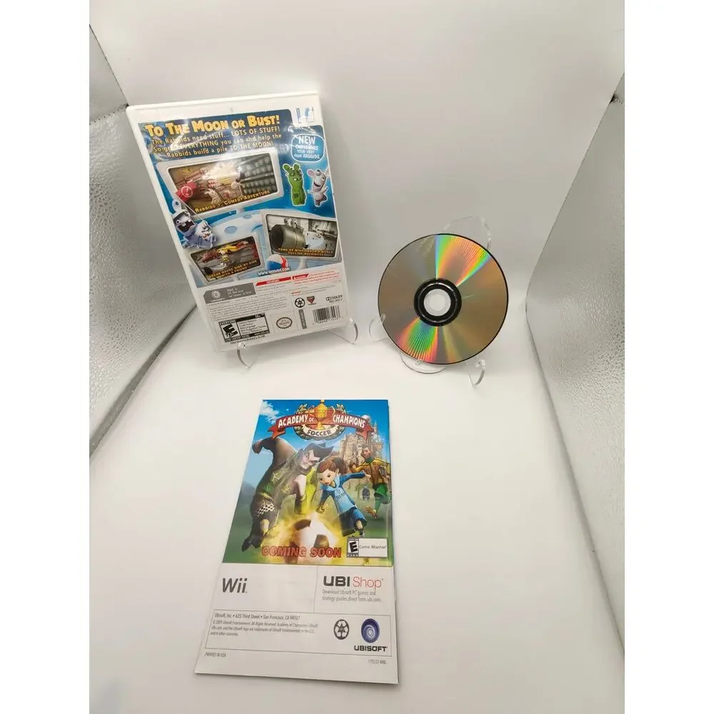 Rabbids Go Home Comedy Adventure Nintendo Wii CIB Manual